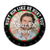 彼女が彼を乗り越えるための完璧な贈り物を分割 ダーツボード (正面)