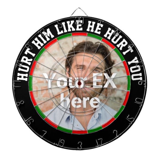 彼女が彼を乗り越えるための完璧な贈り物を分割 ダーツボード (正面)