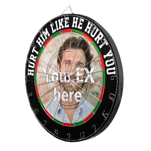 彼女が彼を乗り越えるための完璧な贈り物を分割 ダーツボード (正面右)