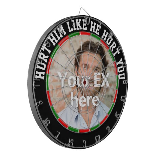 彼女が彼を乗り越えるための完璧な贈り物を分割 ダーツボード (正面左)