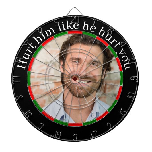 彼女が彼を乗り越えるための完璧な贈り物を分割 ダーツボード (正面)