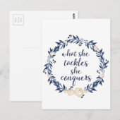 彼女が征服しようとするもの ポストカード (正面/裏面)