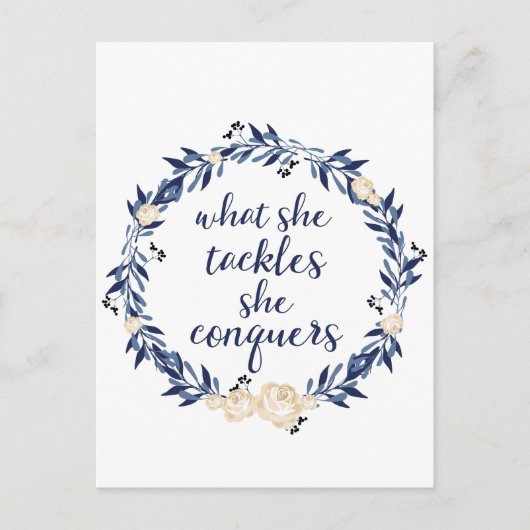 彼女が征服しようとするもの ポストカード (正面)