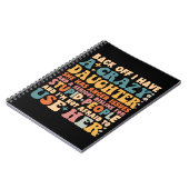 彼女が怒っている熱狂する娘がいる ノートブック (左側)