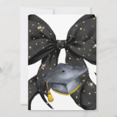 彼女が成し遂げた卒業の招待状 招待状 (裏面)