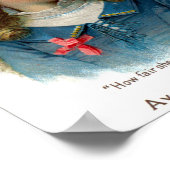 彼女が成長するヴィンテージの美広告しさ ポスター (角)