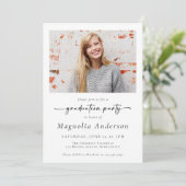 彼女が撮影した卒業パーティー 招待状 (スタンド正面)