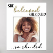 彼女が撮影でき信じた卒業パーティー ポスター (正面)