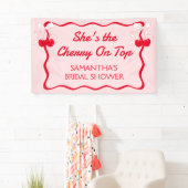 彼女が最高のアクセント  ブライダルシャワーの飾り 横断幕 (インサイチュ)