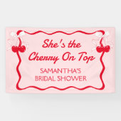 彼女が最高のアクセント  ブライダルシャワーの飾り 横断幕 (横)