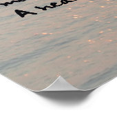 「彼女が歩く美しい」プリント ポスター (角)