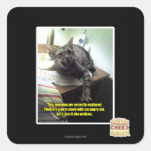 彼女が気づいもしてみよう。 スクエアシール (正面)