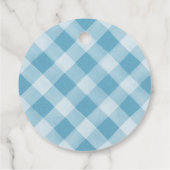 彼女が男のポップ・アートの子シャワーをポップするときに小さなかぼちゃだ フェイバータグ (裏面)