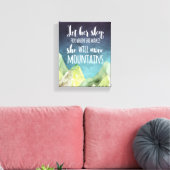 彼女が目を覚ますと彼女を眠らせなさいキャンバスプリント キャンバスプリント (インサイチュ (リビング))