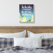 彼女が目を覚ますと彼女を眠らせなさいキャンバスプリント キャンバスプリント (インサイチュ (寝室))