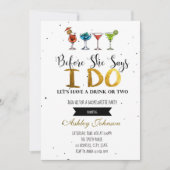 彼女が私が招待すると言う前に 招待状 (正面)