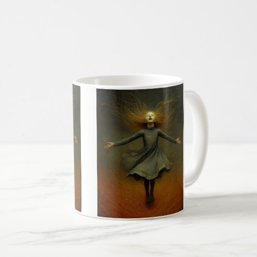 彼女が立ち上がった瞬間 コーヒーマグカップ (正面右)