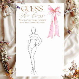 彼女が結んでいるドレスを推測する結び目ブライダルゲーム