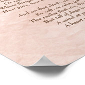 彼女が美しいのバイロン卿の愛の詩のポスターを歩く ポスター (角)