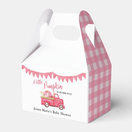 彼女が行く途中の小さなカボチャ フェイバーボックス (正面サイド)