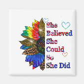 彼女が行った マグネット (正面)