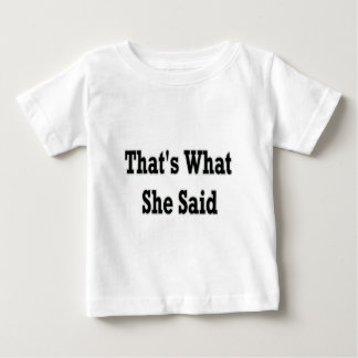 彼女が言ったこと ベビーTシャツ