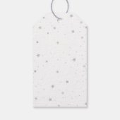 彼女が赤んポップ・アートの坊シャワーをポップする月の上 ギフトタグ (裏面)