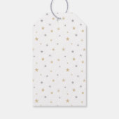 彼女が赤んポップ・アートの坊シャワーGifをポップする月の上 ギフトタグ (裏面)