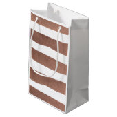 彼女が赤ポップ・アートのちゃんシャワーの好意をポップするときにテディベア スモールペーパーバッグ (裏面アングル)