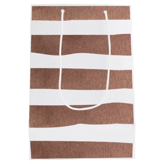 彼女が赤ポップ・アートのちゃんシャワーの好意をポップするときにテディベア ミディアムペーパーバッグ (裏面)