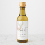 彼女が赤ポップ・アートのちゃんシャワーをポップするときに性別はそれを明らかにする ワインラベル (正面)