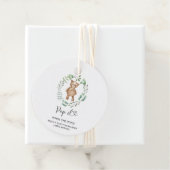 彼女が赤ポップ・アートのちゃんシャワーをポップする時にユーカリはそれを負う フェイバータグ (インサイチュ)