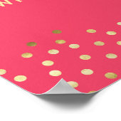 彼女が通る場所には、少しの輝きが残る® ポスター (角)