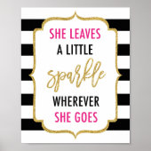 彼女が通る場所に小さな輝きを残す サイン (正面)