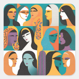 彼女が革命 スクエアシール