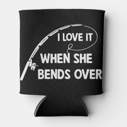 彼女が魚釣りTを曲がると私はそれを愛おもしろいする 缶クーラー (正面)