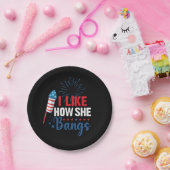 彼女が7月4日の夫婦を殴る姿が好き ペーパープレート (パーティー)