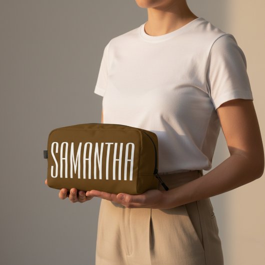 彼女とママのためのオーダーメイド・エレガント・モノグラム・メイクポーチ ドップキット