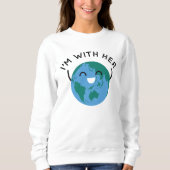 彼女と一緒にいる スウェットシャツ (正面)