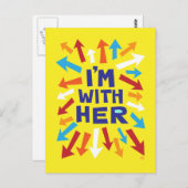 彼女と一緒にいる ポストカード (正面/裏面)