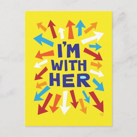 彼女と一緒にいる ポストカード (正面)