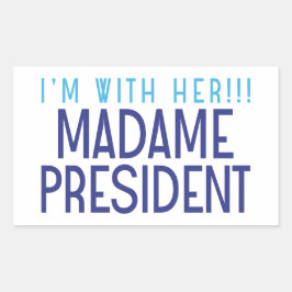 彼女と一緒!!! 長方形シール