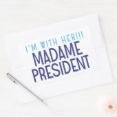 彼女と一緒!!! 長方形シール (封筒)