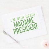 彼女と一緒!!! 長方形シール (封筒)