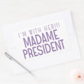 彼女と一緒!!! 長方形シール (封筒)