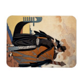 彼女と彼,ファッションイラストレーション, 1921 (ポチョワールp マグネット (横)