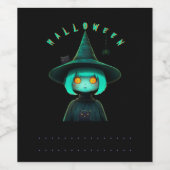 彼女と2匹の猫 ワインラベル (シングルラベル)