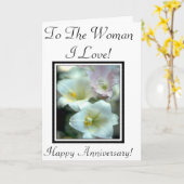 彼女にとって幸せな記念日 カード (黄色い花)