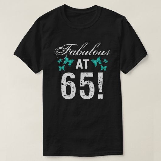 彼女にとって素晴らしい65誕生日 Tシャツ (デザイン正面)