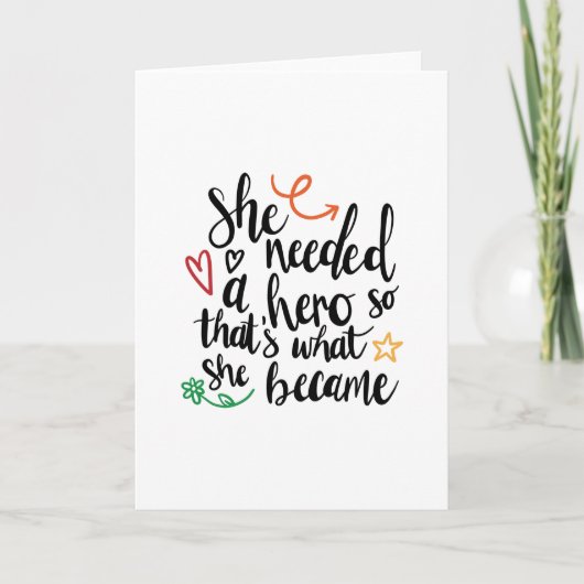 彼女には英雄が必要だった カード (正面)